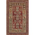 Momeni 27129 Tangier Indian Hand Tufted Rug- Red - 2 ft. 3 in. x 8 ft. TANGITAN-1RED2380